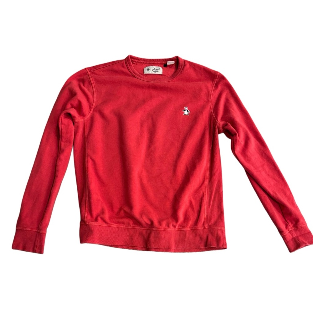 Original Penguin Vibrant Red Crewneck Top